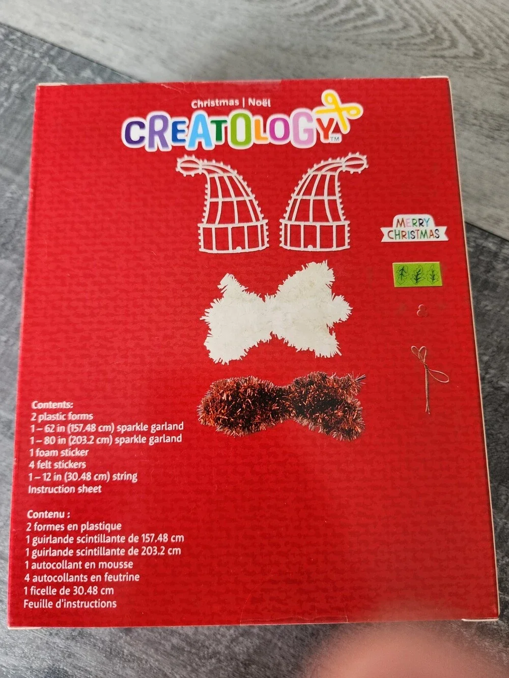 Creatology Ornament Craft Kit Christmas SANTA HAT Children Kids Creativity NEW